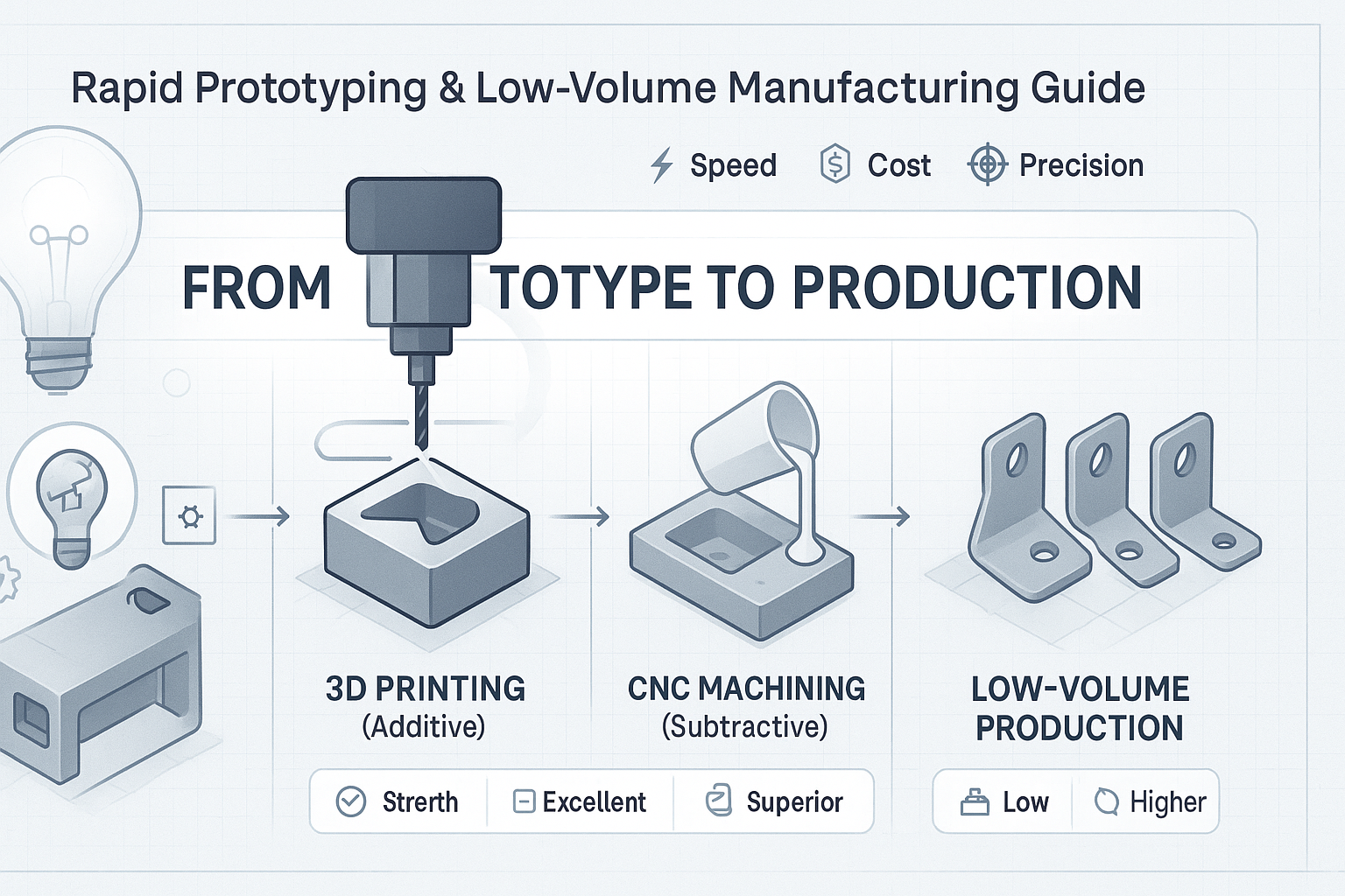 Prototipado rápido y fabricación de bajo volumen