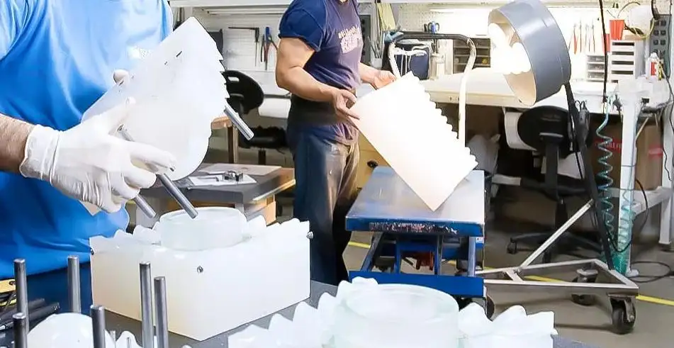 Colada al vacío de bajo volumen