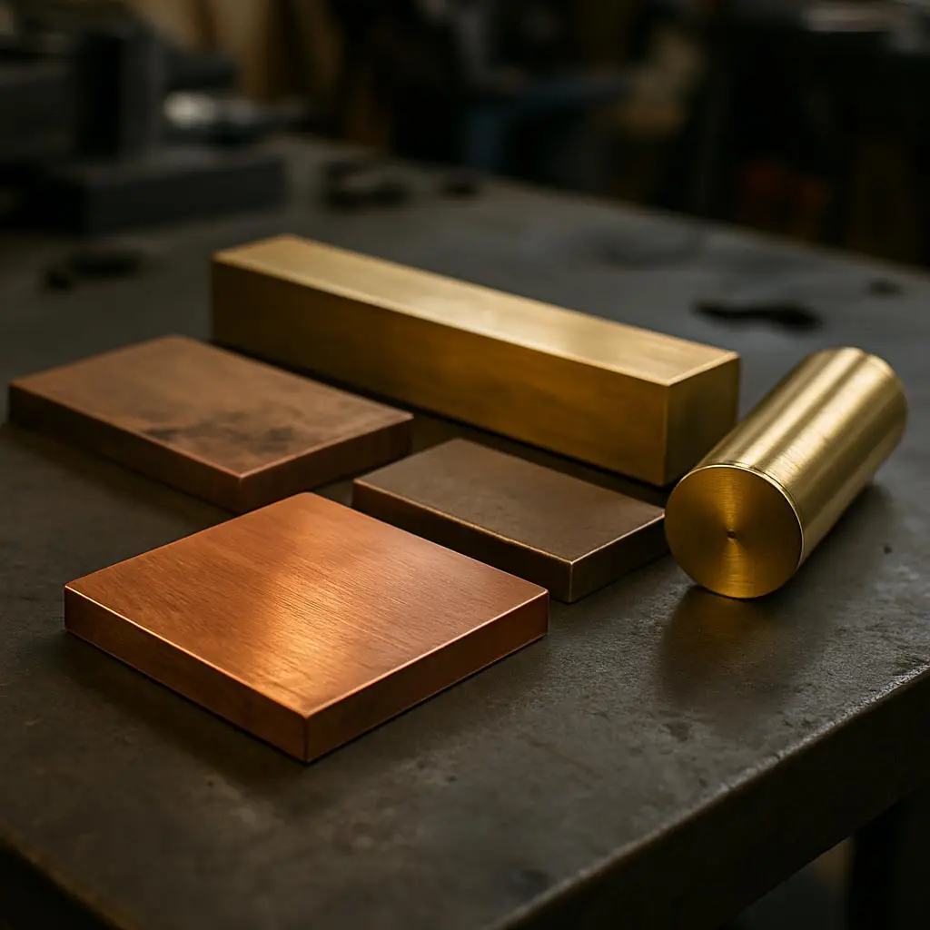 Latón vs Bronce vs Cobre