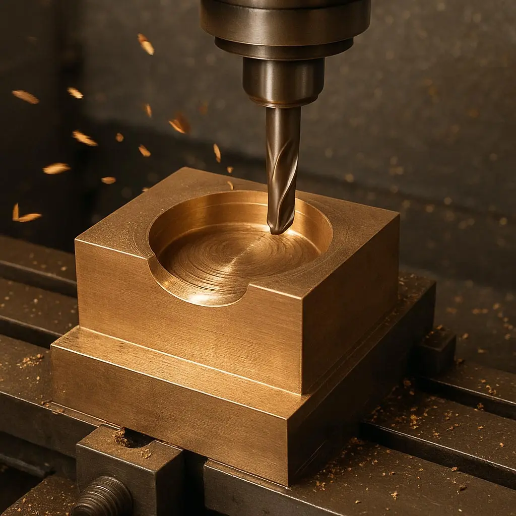 Mecanizado CNC de bronce