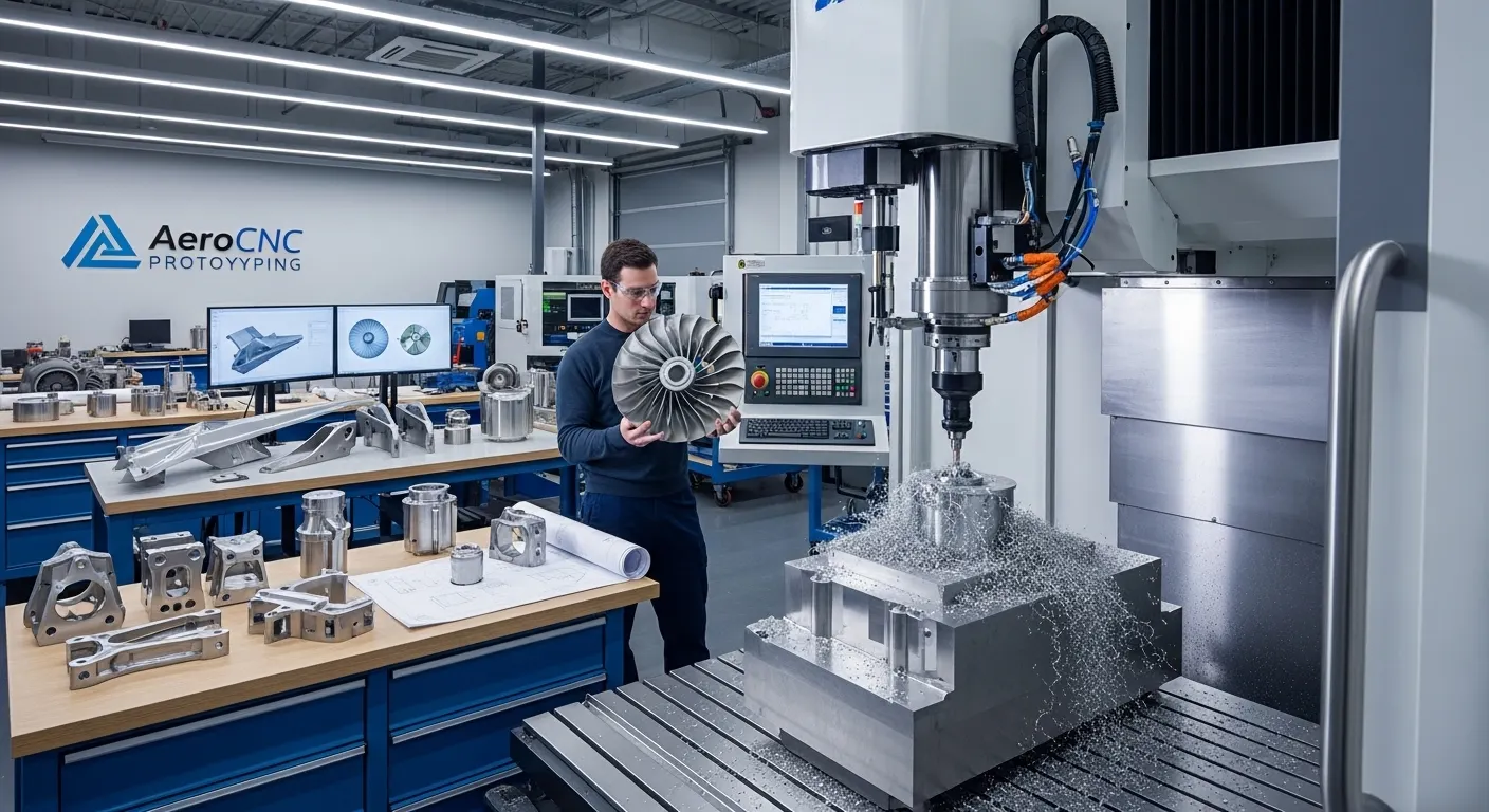 Servicios de prototipado CNC aeroespacial