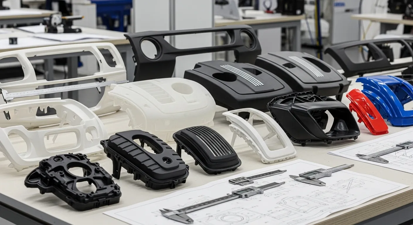 Prototipos de moldeo por inyección automotriz