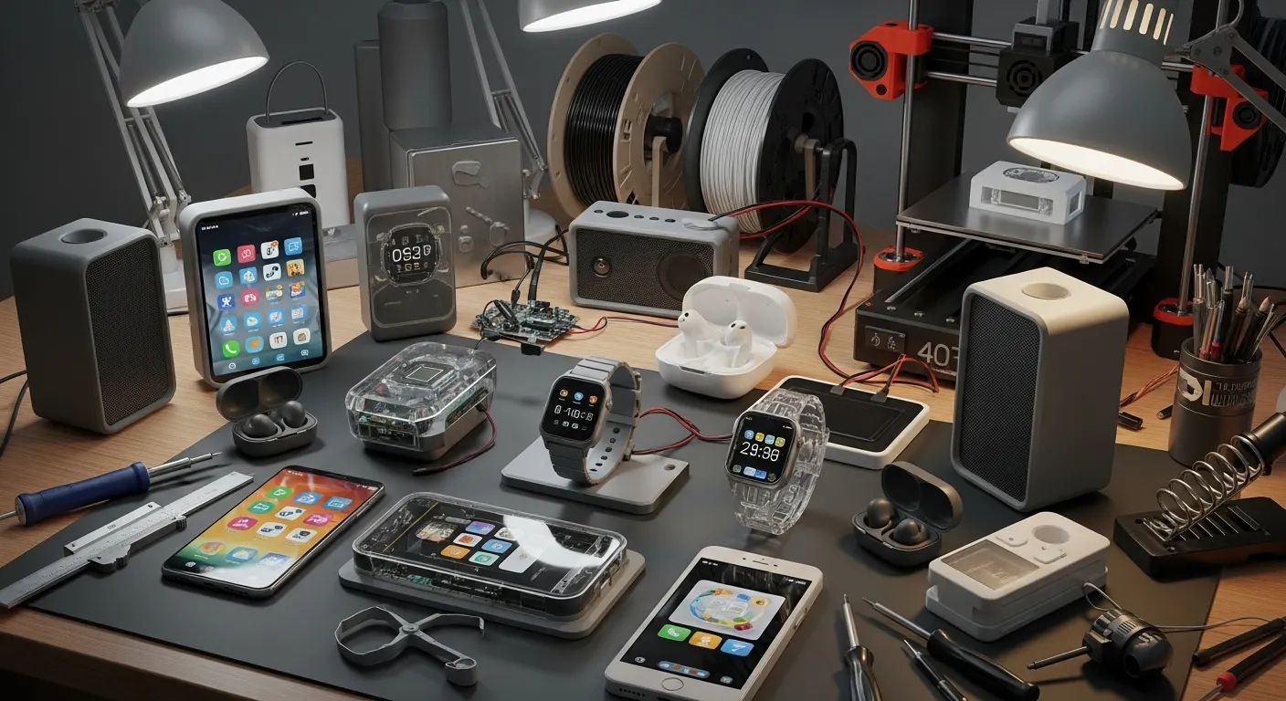 Prototipos 3D de electrónica de consumo
