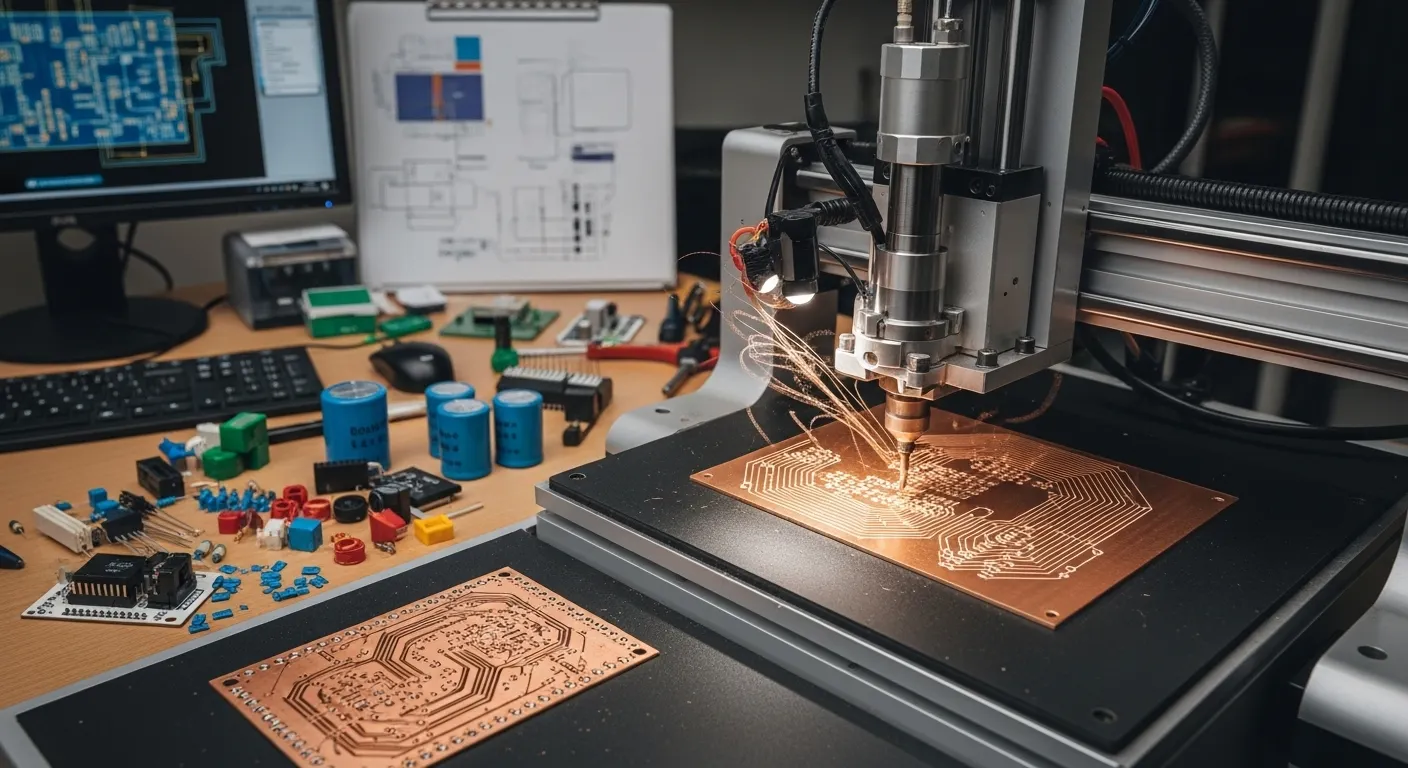 Fabricación de prototipos CNC de electrónica