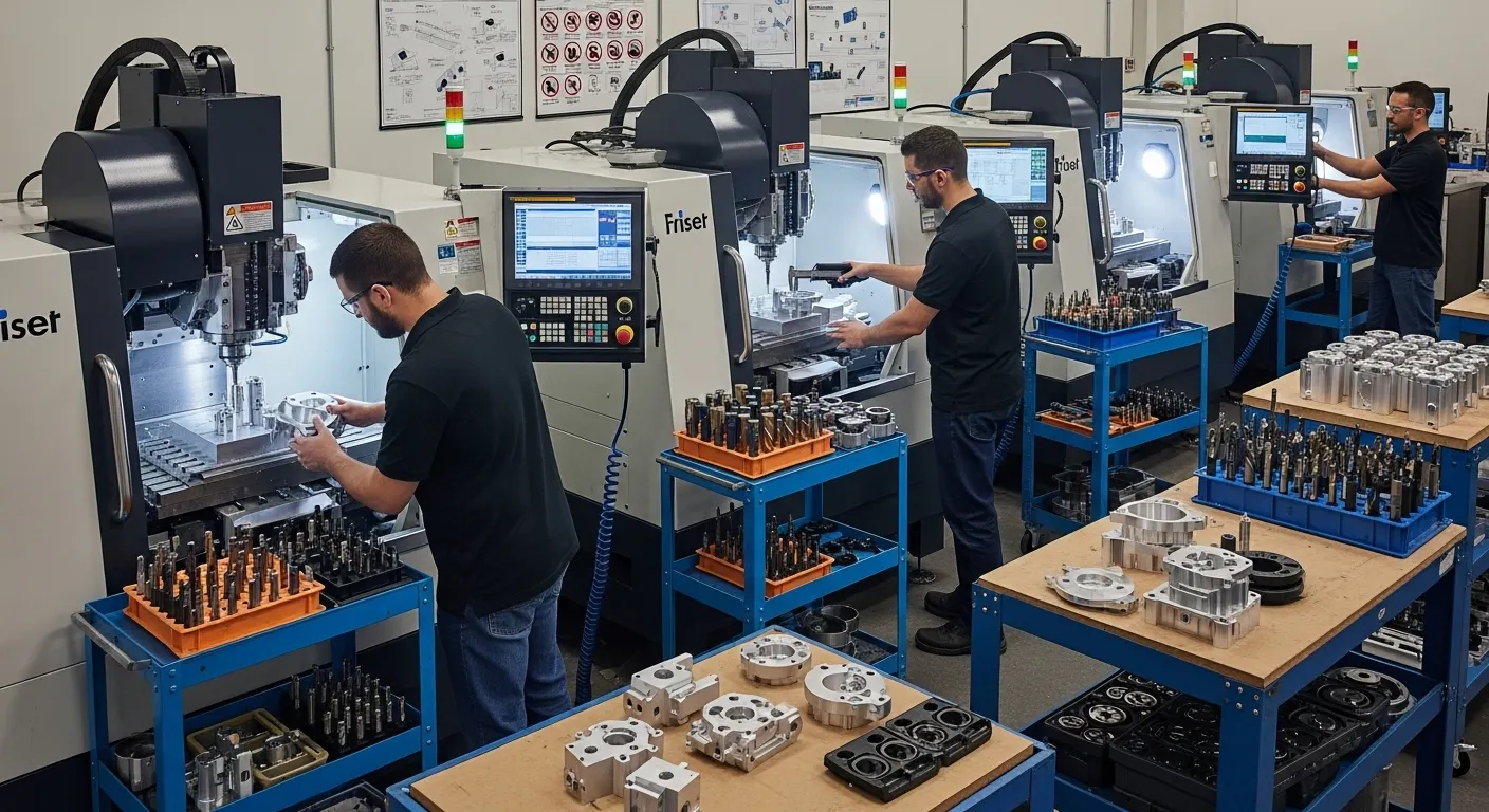 Producción de prototipos CNC de bajo volumen