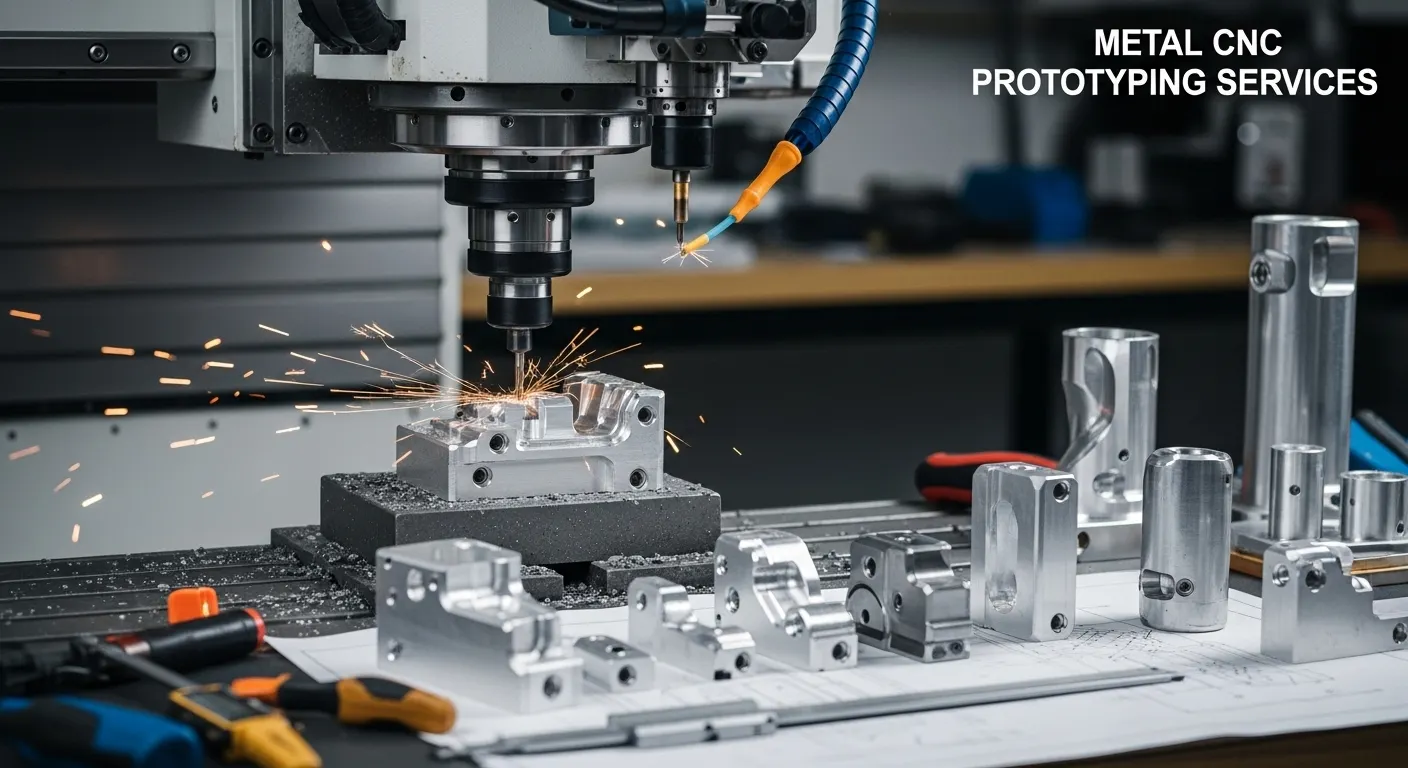 Servicios de prototipado CNC metálico