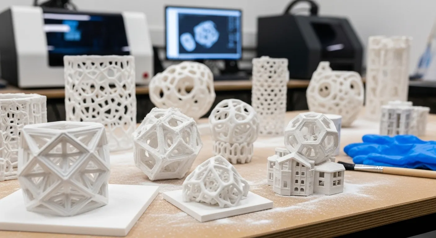 Prototipos de impresión 3D en SLS