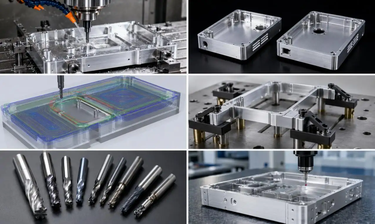 Mecanizado de cajas CNC de aluminio